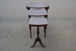 Satsbord. 3 Delar, Mahogny, 1900-talets mitt.