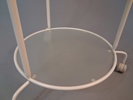 Mindre glasbord med hjul. IKEA.