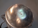 Diverse. Bl.a Nysilver, 2 flaskor i porslin Bell's m.m.