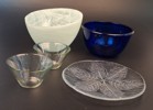 Diverse skålar, glas.