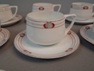 Rosenthal, "Donatello", 6 kaffekoppar, 7 kaffefat, kaffekanna, sockerskål & gräddkanna.
