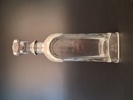 Kristall Whisky karaff med tenndetaljer, Vintge karaff, Arstad Design Norge.