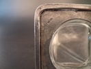 Kristall Whisky karaff med tenndetaljer, Vintge karaff, Arstad Design Norge.