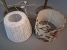 2 Lampor, Scan Lamps, ART. 021B + 2 Lösa skärmar.