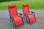2 Baden Baden solstolar.