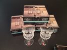 INGEBORG LUNDIN. 6 Likörglas & 6 Sherryglas, "Silvia", Orrefors, Originalkartong.