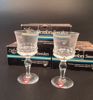 INGEBORG LUNDIN. 6 Likörglas & 6 Sherryglas, "Silvia", Orrefors, Originalkartong.