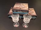 INGEBORG LUNDIN. 6 Likörglas & 6 Sherryglas, "Silvia", Orrefors, Originalkartong.