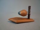 Träfågel "Bofinken" av Egon Elmblad, 2 Träfigurer & kassalåda.