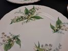 12 Assietter. Liljekonvalj. Lily of the Valley. Hammerslay & Co Fine Bone China England.