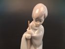 Figurin. Lladro. Sankt Josef med träpinne.