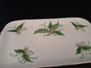 3 Uppläggningsfat. Liljekonvalj. Lily of the Valley. Hammerslay & co Fine bone China. England.