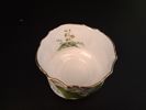 Fat med sockerskål & gräddkanna. Liljekonvalj. Lily of the Valley Hammersley & co. Fine bone China, England.