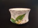 Fat med sockerskål & gräddkanna. Liljekonvalj. Lily of the Valley Hammersley & co. Fine bone China, England.