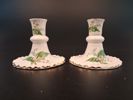 2 Ljusstakar. Liljekonvalj Lily of the Valley Hammerslay & co, Fine Bone China, England.