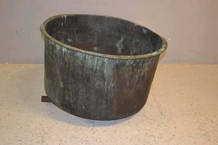 Äldre kopparkittel/tvättkärl. 1800/1900-talet.