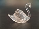 2 Svanar i glas. F.M. Konstglas Ronneby.