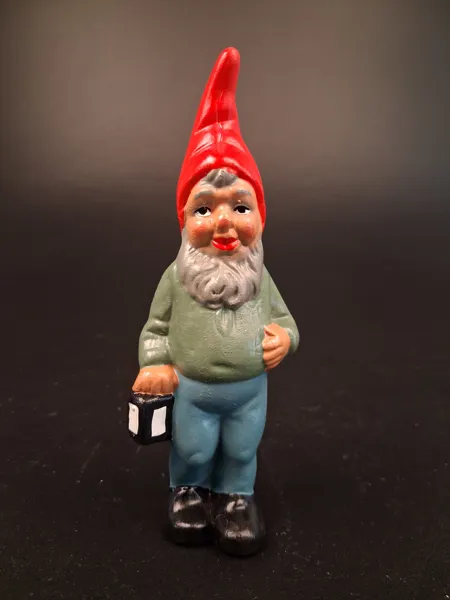Figurin. Tomte, Heissner. Terrakotta. Tyskland.