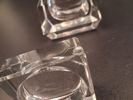 Diverse glas. Bl.a Stor kristallvas.