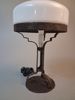 Bordslampa. Jugendstil, smide & glas.