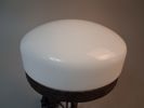 Bordslampa. Jugendstil, smide & glas.