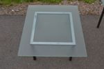 Soffbord & sidobord. Metall & glas.
