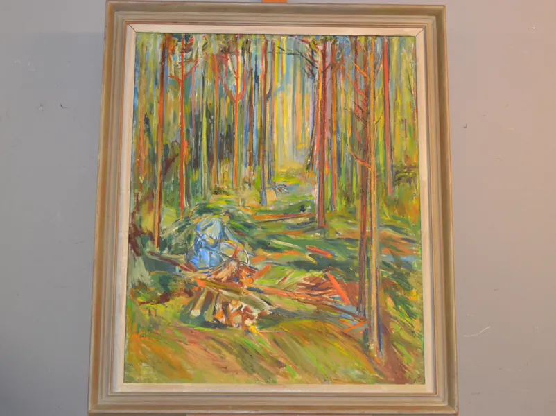 SARA-LISA RYD. Olja på duk, signerad.