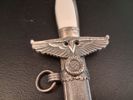 DIPLOMAT DOLK. F.W. Höller, Luftwaffe-stickert, form av örn & Hakkors.
