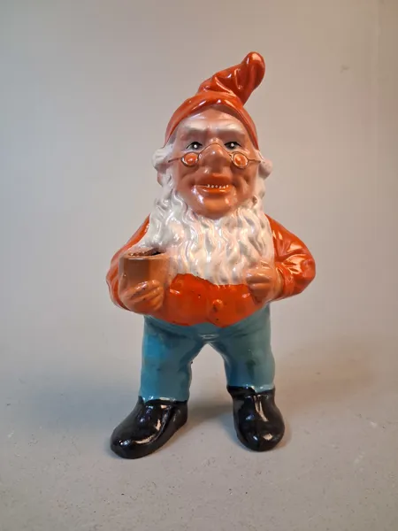 Figurin, Tomte, Terrakotta, Tyskland.