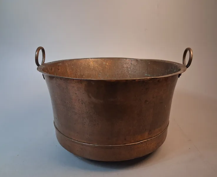 Koppar balja.