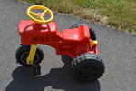 Tramptraktor. Plasto.