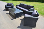 Loungegrupp. Konstrotting, 4 delar.