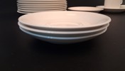 KARIN BJÖRQVIST. 5 Kaffekoppar, 8 Kaffefat & 11 Assietter, "Stockholm", Gustavsberg.