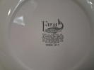 4 Mattallrikar. "Fish". Johnson Bros. Design 2, 3, 4 & 7.