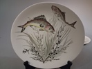 4 Mattallrikar. "Fish". Johnson Bros. Design 2, 3, 4 & 7.