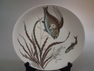4 Mattallrikar. "Fish". Johnson Bros. Design 2, 3, 4 & 7.