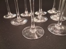 NILS LANDBERG. 9 Likörglas & 3 Sherryglas, "illusion", Orrefors.