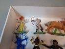 Diverse plast figurer m.m. Bl.a Riddare, indianer.