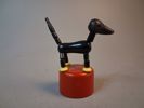 Leksak. Brio. träleksak. Brio hund.