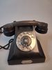 Äldre telefon, Bakelit, Televerk staden Nynäshamn.