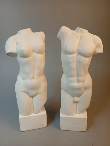 Torso. Man & kvinna.