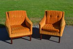 LENNART BENDER. 2 Fåtöljer, "Elegant", IKEA, 1970-talet.