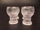 TIMO SARPANEVA. 4 Snapsglas & 1 Glas. "Kekkerit", Iittala.