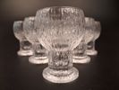 TIMO SARPANEVA. 6 Glas. "Kekkerit", Iittala.