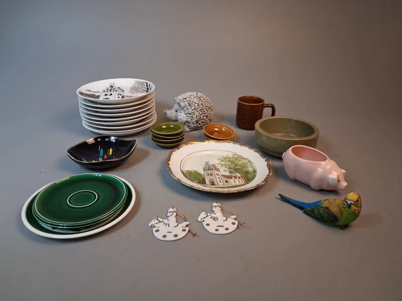 Diverse porslin & keramik.