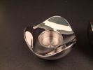 HELLE DAMKJÆR. 2 Ljusstakar. Georg Jensen, trasig original kartong.
