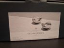 HELLE DAMKJÆR. 2 Ljusstakar. Georg Jensen, trasig original kartong.