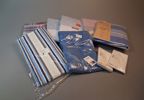 Diverse textil. Bl.a Bäddset.