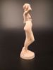 PETER IBSEN´S WIDOW. Figurin, terrakotta, Danmark, 1900-talet, signerad.