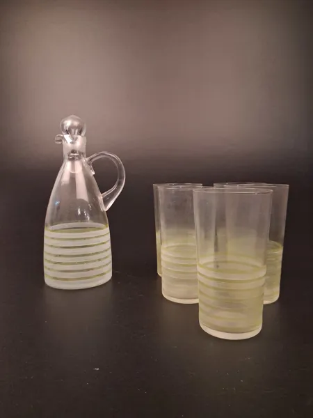 Karaff & 5 glas. Johansfors 